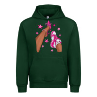 Foreset Green afro sneakers and heels Urban Hoodie - NancyCooperArtShop