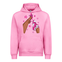 Fuchsia Pink afro sneakers and heels Urban Hoodie - NancyCooperArtShop