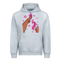 Heather Grey afro sneakers and heels Urban Hoodie - NancyCooperArtShop