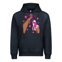Navy afro sneakers and heels Urban Hoodie - NancyCooperArtShop