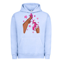 Pigment Grape Ice afro sneakers and heels Urban Hoodie - NancyCooperArtShop