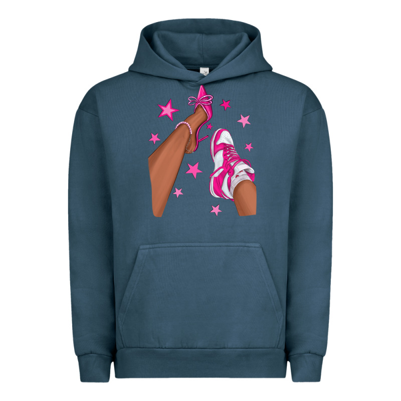 Afro Sneakers And Heels Urban Hoodie by NancyCooperArtShop | Teevron