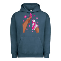 Pigment Midnight Navy afro sneakers and heels Urban Hoodie - NancyCooperArtShop