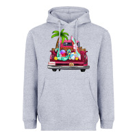 Heather Grey summer truck farm truck Heavyweight Hoodie - Zillion Design Studio
