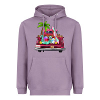Lavender summer truck farm truck Heavyweight Hoodie - Zillion Design Studio