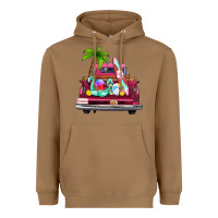 Toasted Coconut summer truck farm truck Heavyweight Hoodie - Zillion Design Studio