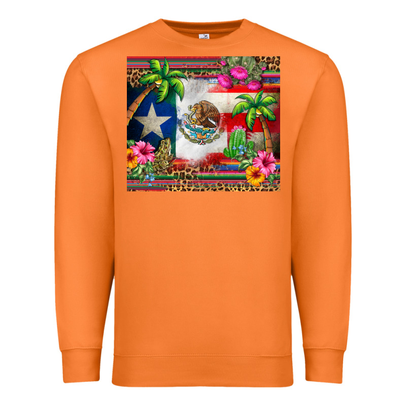 Mexico And Puerto Rico Premium Sweatshirt by CTS Tumbler Store | Teevron