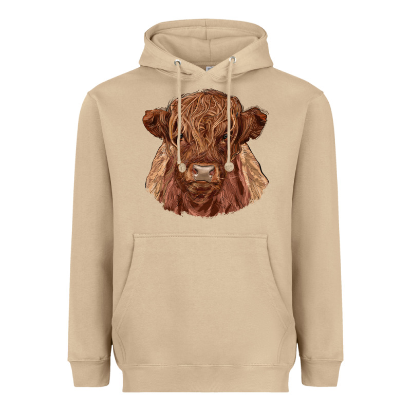 Highland Cow Heavyweight Hoodie by RanaPortraitStore | Teevron