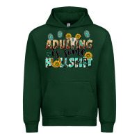 Forest Green adulting is some bullshit Urban Hoodie - NancyCooperArtShop