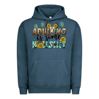 Pigment Midnight Navy adulting is some bullshit Urban Hoodie - NancyCooperArtShop