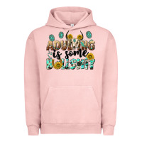 Pigment Salmon adulting is some bullshit Urban Hoodie - NancyCooperArtShop