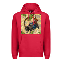 Cardinal rodeo seamless pattern Premium Hoodie - BundleAndBundleShop