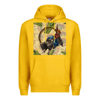 Lemon rodeo seamless pattern Premium Hoodie - BundleAndBundleShop