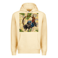 Pina Colada rodeo seamless pattern Premium Hoodie - BundleAndBundleShop