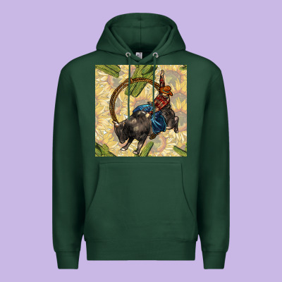Rodeo Seamless Pattern Premium Hoodie Designed By Bundleandbundleshop
