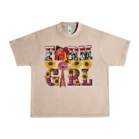 French Oak western farm girl Urban Heavy Tee - Artiststas