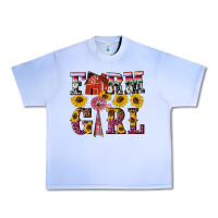 Grape Ice western farm girl Urban Heavy Tee - Artiststas