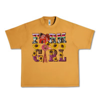 Peanut Butter western farm girl Urban Heavy Tee - Artiststas