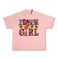 Salmon western farm girl Urban Heavy Tee - Artiststas