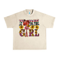 Sandshell western farm girl Urban Heavy Tee - Artiststas