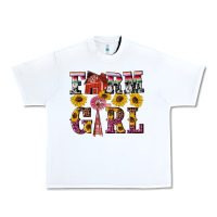 White western farm girl Urban Heavy Tee - Artiststas