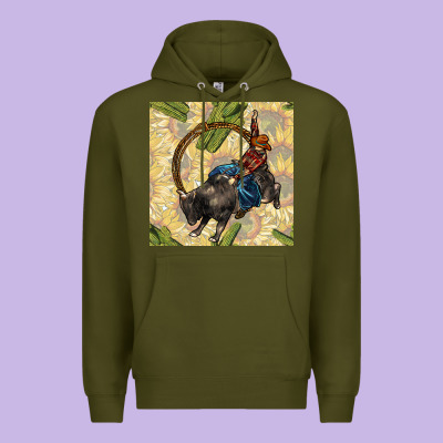 Rodeo Seamless Pattern Premium Hoodie Designed By Bundleandbundleshop