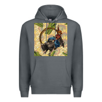 Rock rodeo seamless pattern Premium Hoodie - BundleAndBundleShop