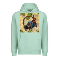 Seafoam rodeo seamless pattern Premium Hoodie - BundleAndBundleShop