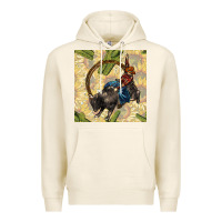 Tofu rodeo seamless pattern Premium Hoodie - BundleAndBundleShop