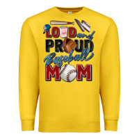 Lemon loud and proud baseball mom Premium Sweatshirt - Zillion Design Studio