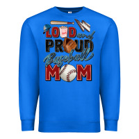 True Royal loud and proud baseball mom Premium Sweatshirt - Zillion Design Studio
