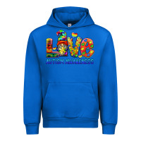 Cobalt autism awareness love Urban Hoodie - BarkalooDesign