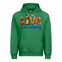 Emerald autism awareness love Urban Hoodie - BarkalooDesign