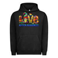 Pigment Black autism awareness love Urban Hoodie - BarkalooDesign