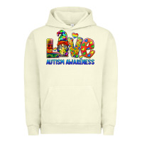 Pigment Pistachio autism awareness love Urban Hoodie - BarkalooDesign