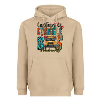 Mushroom captain of struggle bus busdriver life Heavyweight Hoodie - texasbilliewilder