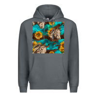 Rock appaloosa horses and sunflowers seamless pattern Premium Hoodie - BundleAndBundleShop