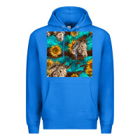 True Royal appaloosa horses and sunflowers seamless pattern Premium Hoodie - BundleAndBundleShop