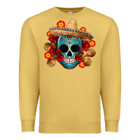 Antique Gold mexico skull Premium Sweatshirt - CTS Tumbler Store