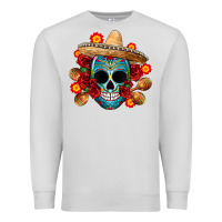 Dove Grey mexico skull Premium Sweatshirt - CTS Tumbler Store