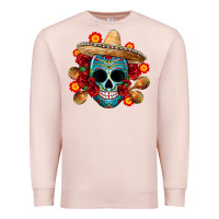 Pale Pink mexico skull Premium Sweatshirt - CTS Tumbler Store
