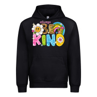 Black always be kind Urban Hoodie - NancyCooperArtShop