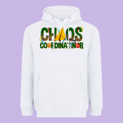 Chaos Coordinator Heavyweight Hoodie Designed By Texasbilliewilder