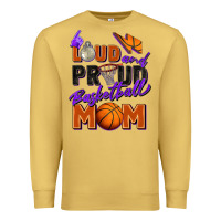 Antique Gold loud and proud basketball mom Premium Sweatshirt - Zillion Design Studio