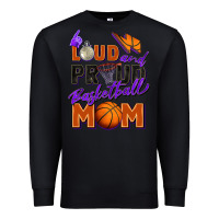 Black loud and proud basketball mom Premium Sweatshirt - Zillion Design Studio