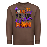 Chestnut loud and proud basketball mom Premium Sweatshirt - Zillion Design Studio