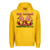 Lemon ice cream makes everything better Premium Hoodie - AdoDesignShop