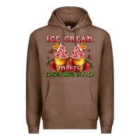 Chestnut ice cream makes everything better Premium Hoodie - AdoDesignShop