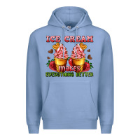 Colony Blue ice cream makes everything better Premium Hoodie - AdoDesignShop