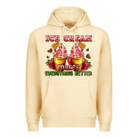 Pina Colada ice cream makes everything better Premium Hoodie - AdoDesignShop